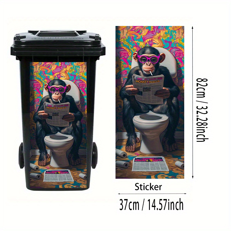 1 Stiker Tempat Sampah Lucu Be - Home Toilet Bathroom Design ulasan dan harga