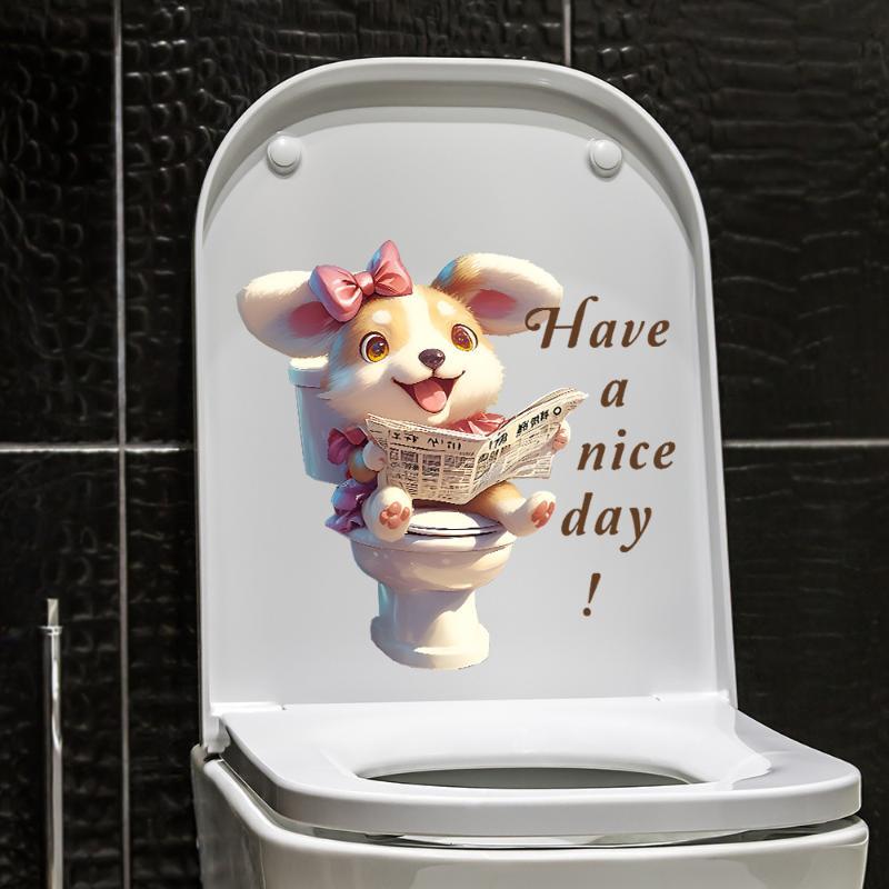 Stiker Penutup Toilet Hewan Lu - Home Toilet Bathroom Design ulasan dan harga