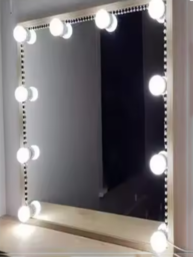 Cermin Rias LED dengan Lampu,  - Home Bathroom Vanity ulasan dan harga