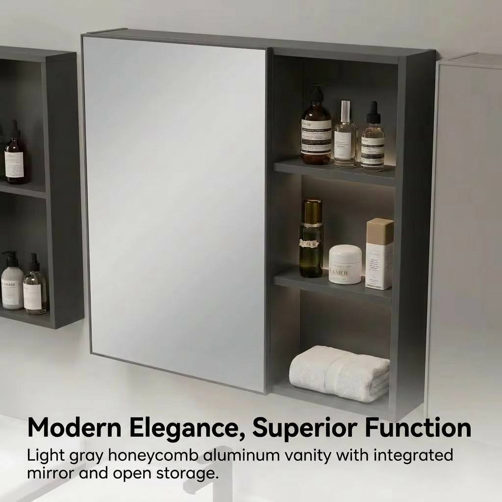 Kabinet Kamar Mandi Modern Ram - Home Living Bathroom Vanity ulasan dan harga