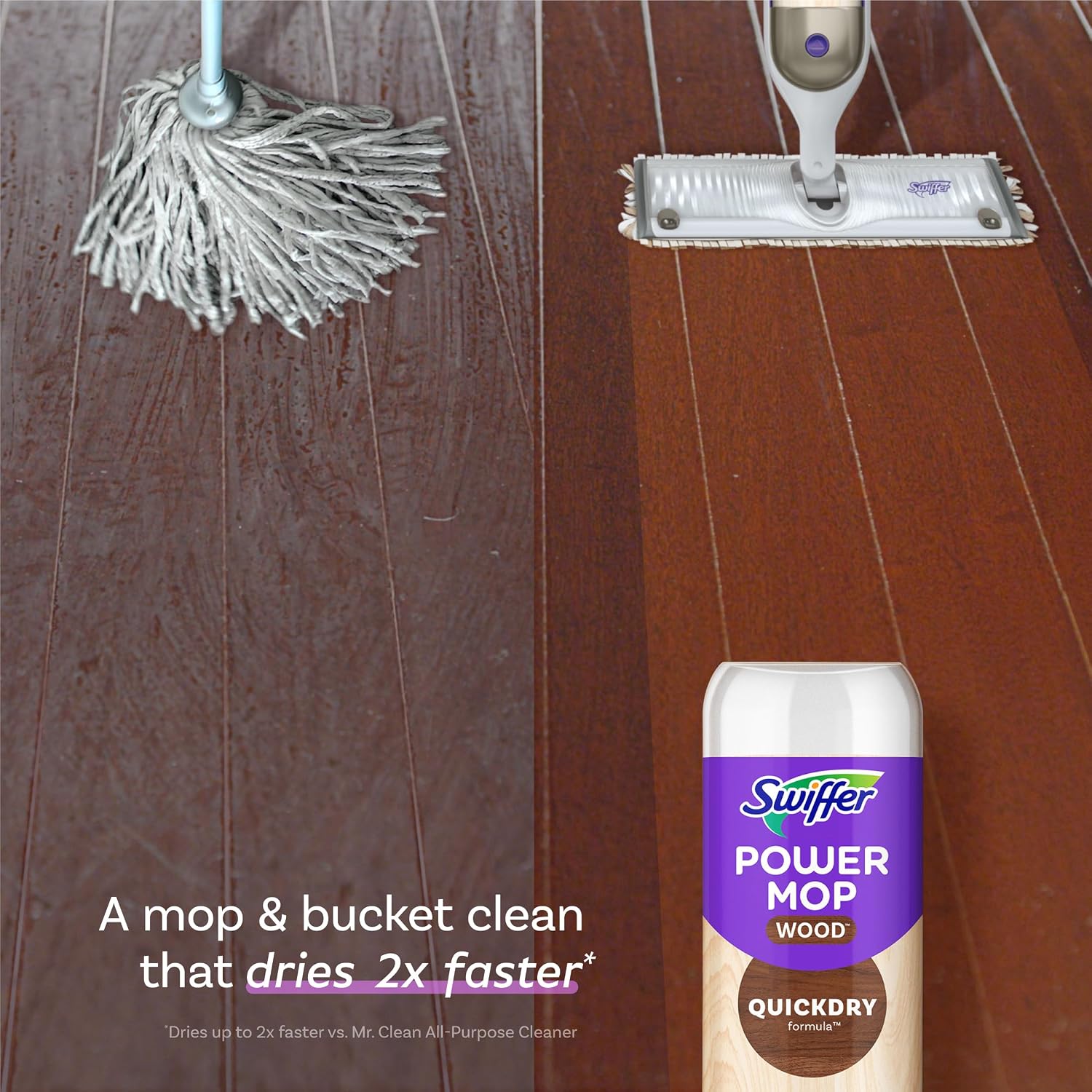 Swiffer Power Mop Wood Refill  - Home Bathroom Cleaning Solution ulasan dan harga